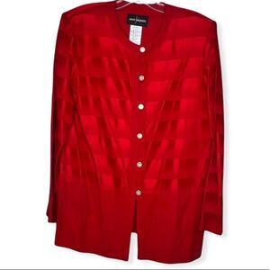 Vintage John Roberts Red Suit Jacket‎